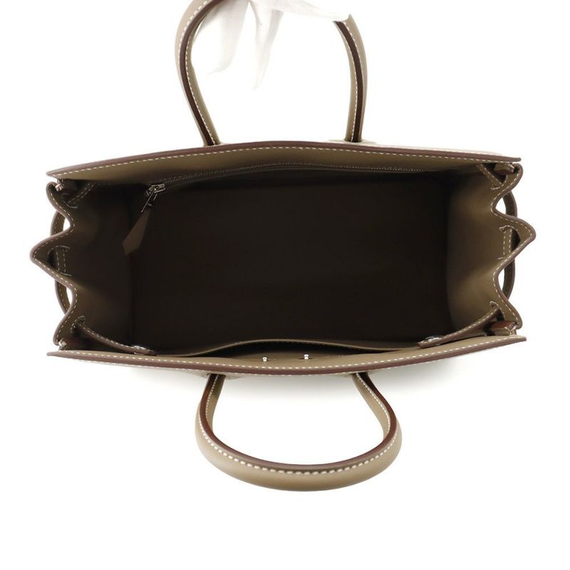 エルメス バーキン25 シャドウ エトゥープ/シルバー金具 スイフト W刻印 HERMES Birkin ハンドバッグ