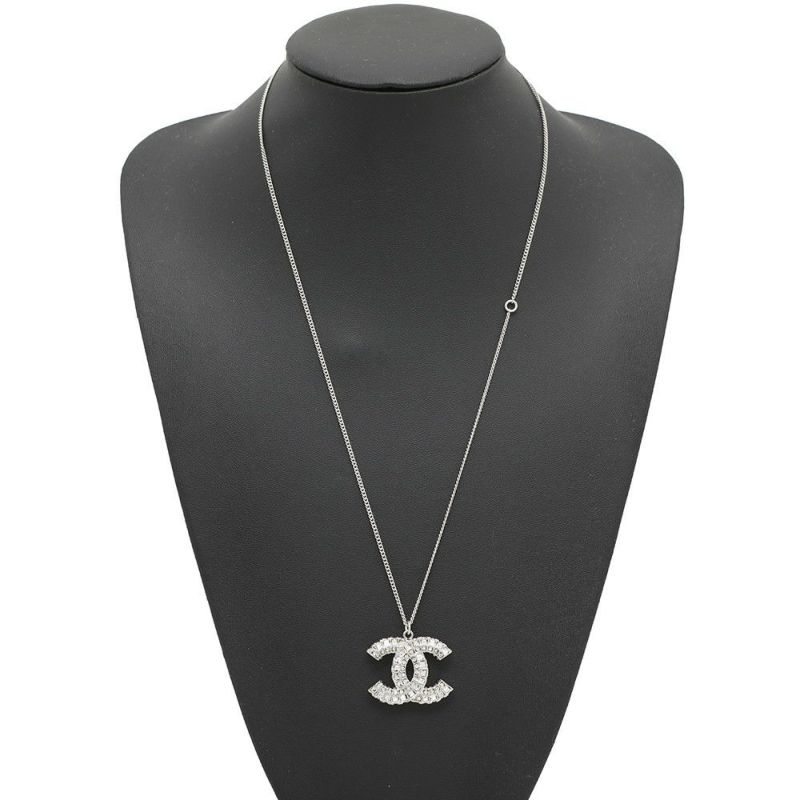 シャネル ネックレス ココマーク ラインストーン B11 C CHANEL アクセサリー