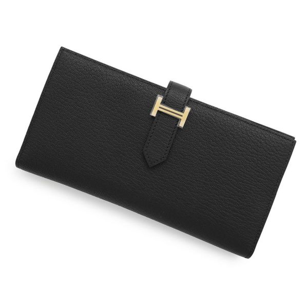 HERMES ブラック 長財布