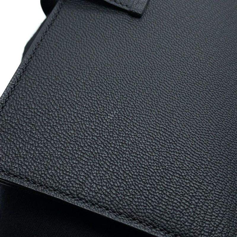 エルメス 長財布 ベアンスフレ ブラック/ゴールド金具 シェブルミゾル B刻印 財布 シェーブル 黒