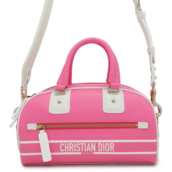 ディオール ハンドバッグ ヴァイブ VIBE スモール ボーリングバッグ レザー M6209OOBR 2wayショルダー セール品