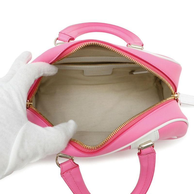 ディオール ハンドバッグ ヴァイブ VIBE スモール ボーリングバッグ レザー M6209OOBR 2wayショルダー セール品