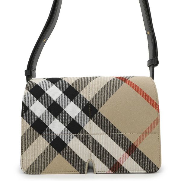 ★新作★Burberry バーバリー スニップバッグ 8097379 バーバリー ショルダーバッグ スニップバッグ キャンバス