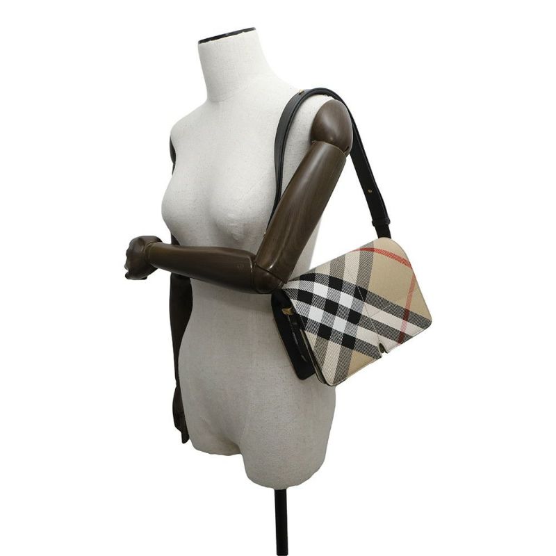 バーバリー ショルダーバッグ スニップバッグ キャンバス 8097379 BURBERRY バッグ