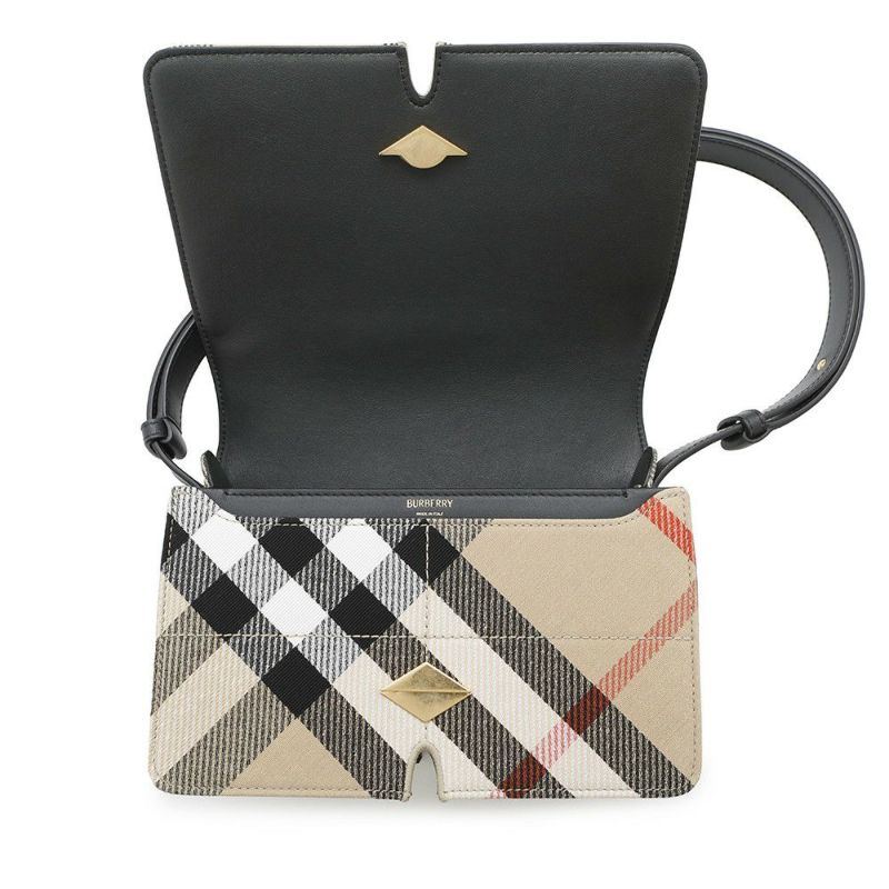 バーバリー ショルダーバッグ スニップバッグ キャンバス 8097379 BURBERRY バッグ
