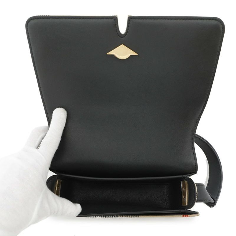バーバリー ショルダーバッグ スニップバッグ キャンバス 8097379 BURBERRY バッグ