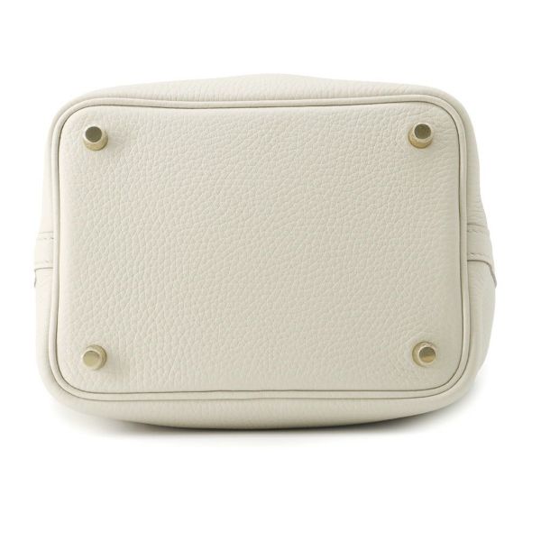 エルメス ハンドバッグ ピコタンロックPM ベトン/ゴールド金具 トリヨンクレマンス W刻印 HERMES トートバッグ