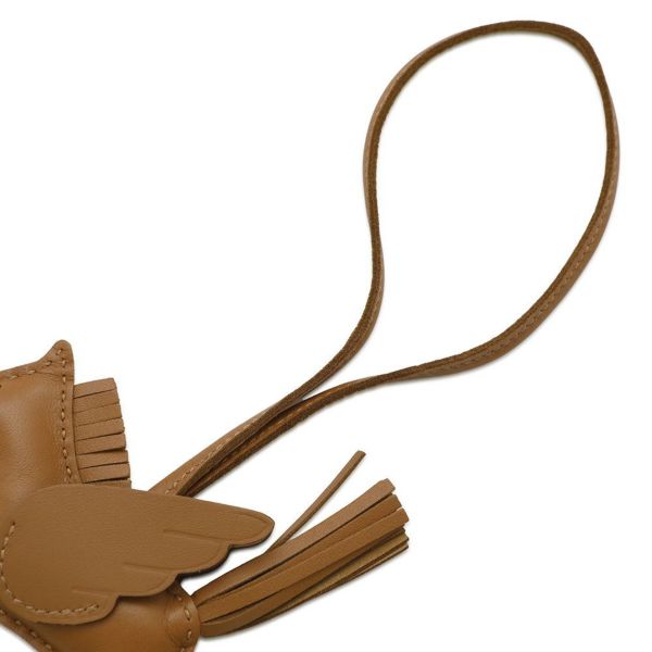 エルメス バッグチャーム ロデオPM ペガサス ゴールド ラムスキン W刻印 HERMES チャーム