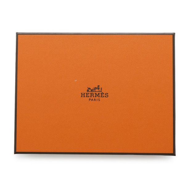 エルメス 二つ折り財布 ベアンコンパクト エトゥープ/シルバー金具 エプソン B刻印 HERMES 財布