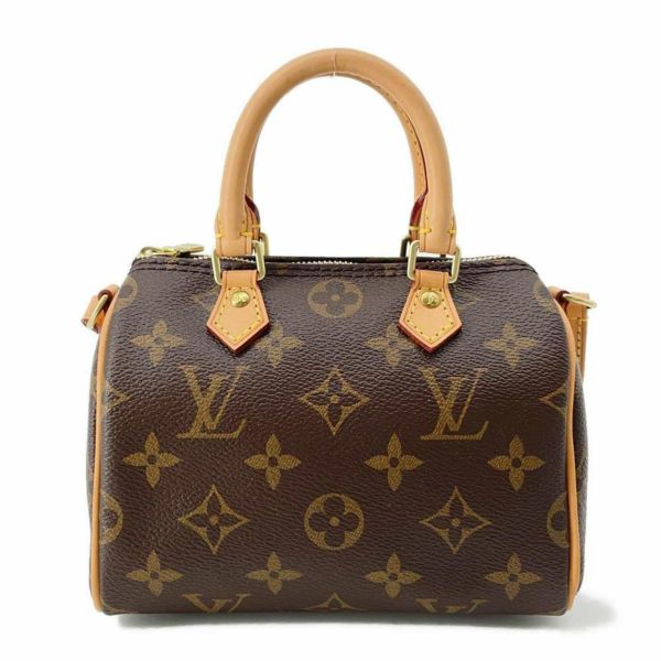 ルイヴィトン ショルダーバッグ モノグラム ナノ・スピーディ M61252 LOUIS VUITTON 2WAYバッグ