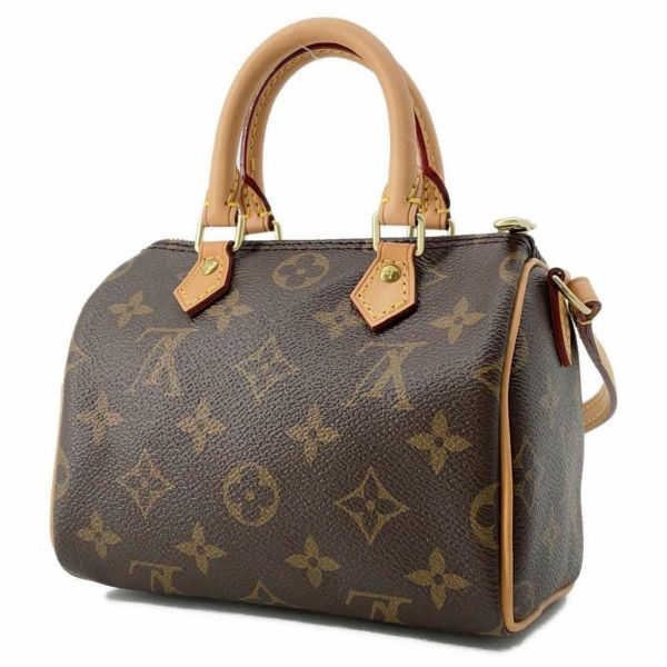 ルイヴィトン ショルダーバッグ モノグラム ナノ・スピーディ M61252 LOUIS VUITTON 2WAYバッグ