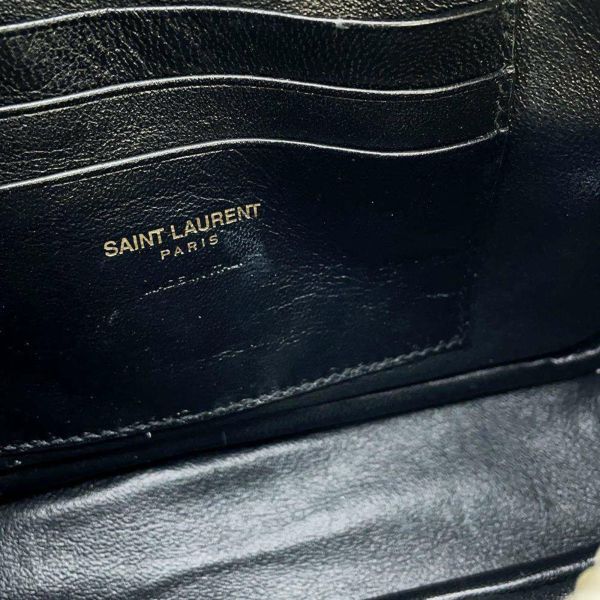 サンローランパリ チェーンショルダーバッグ ルー LOU 612579 SAINT LAURENT PARIS バッグ 黒