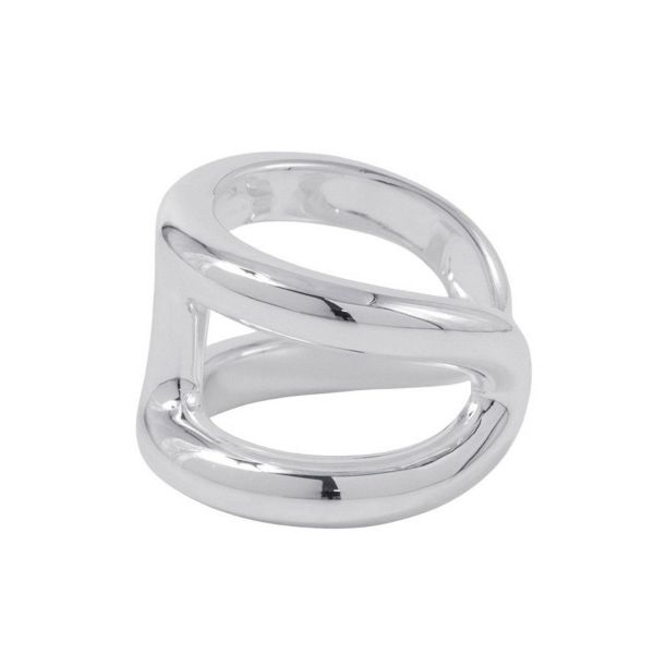 エルメス リング オスモズGM Osmose SV925シルバー リングサイズ55 HERMES 指輪 ジュエリー