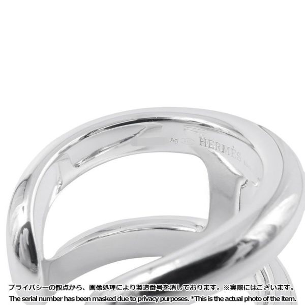 エルメス リング オスモズGM Osmose SV925シルバー リングサイズ55 HERMES 指輪 ジュエリー