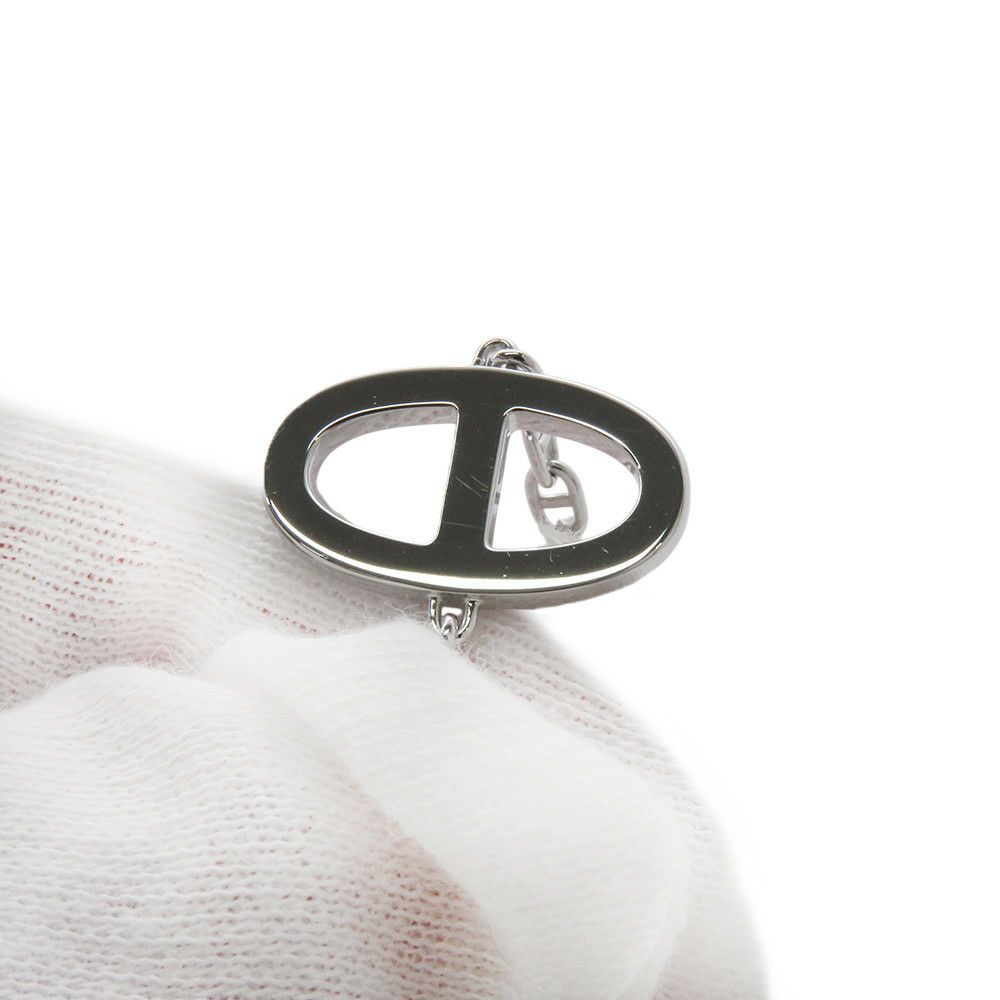 エルメス ブレスレット シェーヌ ダンクル コントゥール ダイヤモンド 33P 0.16ct K18WG サイズLG HERMES