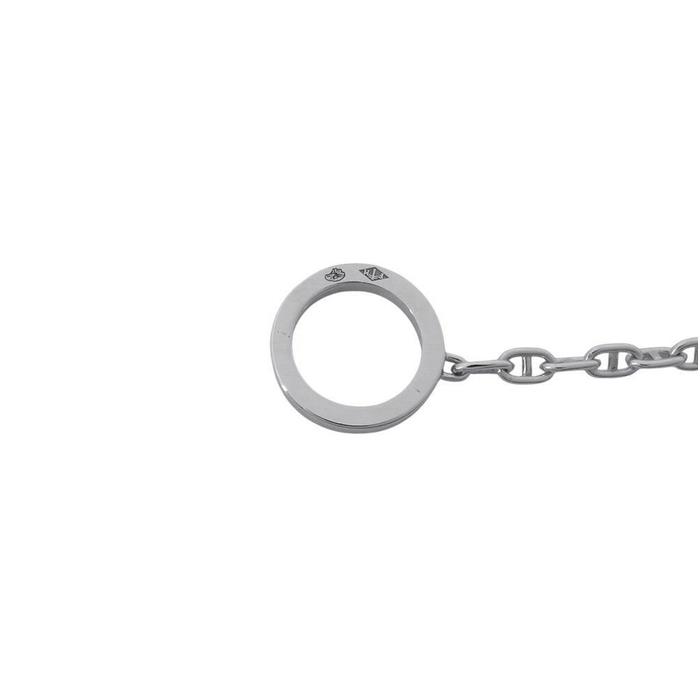 エルメス ブレスレット シェーヌ ダンクル コントゥール ダイヤモンド 33P 0.16ct K18WG サイズLG HERMES