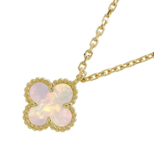 ヴァンクリーフ&アーペル ネックレス スウィート アルハンブラ ペンダント マザーオブパール K18YGイエローゴールド VCARF69100