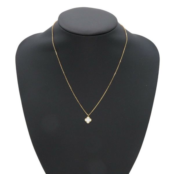 ヴァンクリーフ&アーペル ネックレス スウィート アルハンブラ ペンダント マザーオブパール K18YGイエローゴールド VCARF69100