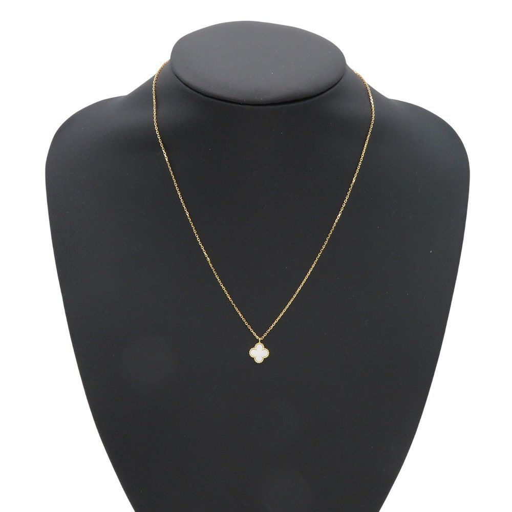 ヴァンクリーフ&アーペル ネックレス スウィート アルハンブラ ペンダント マザーオブパール K18YGイエローゴールド VCARF69100