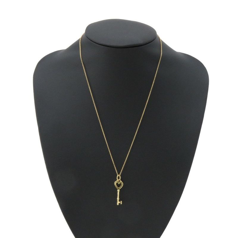 ティファニー ネックレス ハートキー ペンダント K18YGイエローゴールド Tiffany&Co.