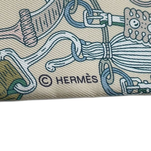 エルメス スカーフ ツイリー 鞍職人の花束 HERMES シルク 2025春