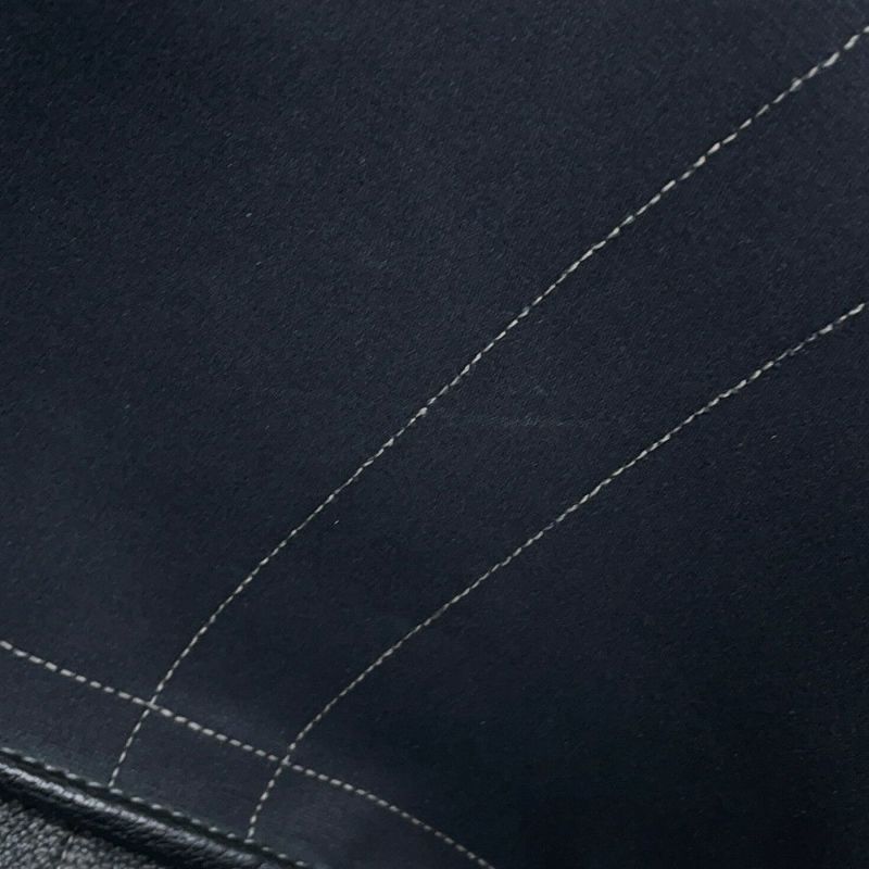 エルメス トートバッグ ガーデンパーティPM ブラック/シルバー金具 トワルオフィシエ/ブッフルスキッパー □H刻印 黒