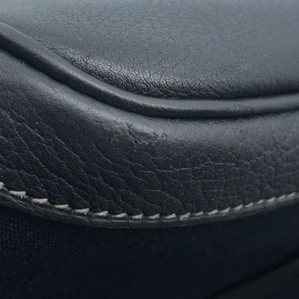 エルメス トートバッグ ガーデンパーティPM ブラック/シルバー金具 トワルオフィシエ/ブッフルスキッパー □H刻印 黒