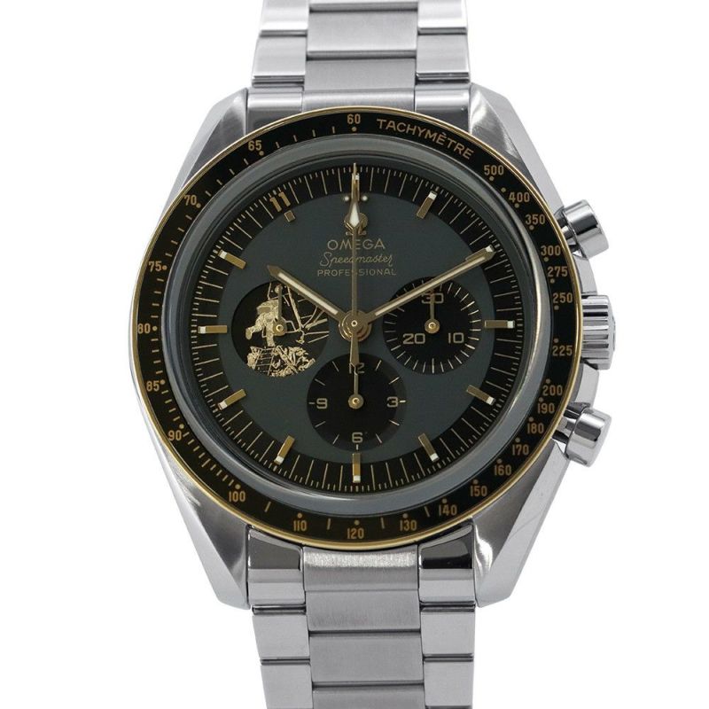 オメガ スピードマスター アポロ11号50周年記念モデル 世界限定6969本 310.20.42.50.01.001 黒文字盤