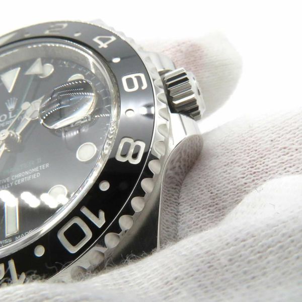 ロレックス GMTマスター2 デイト ランダムシリアル ルーレット 116710LN ROLEX 腕時計 黒文字盤