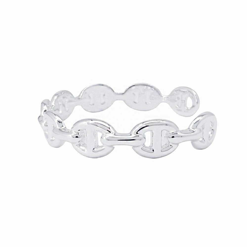 エルメス ブレスレット シェーヌダンクル アンシェネ バングル SV925シルバー サイズMM HERMES