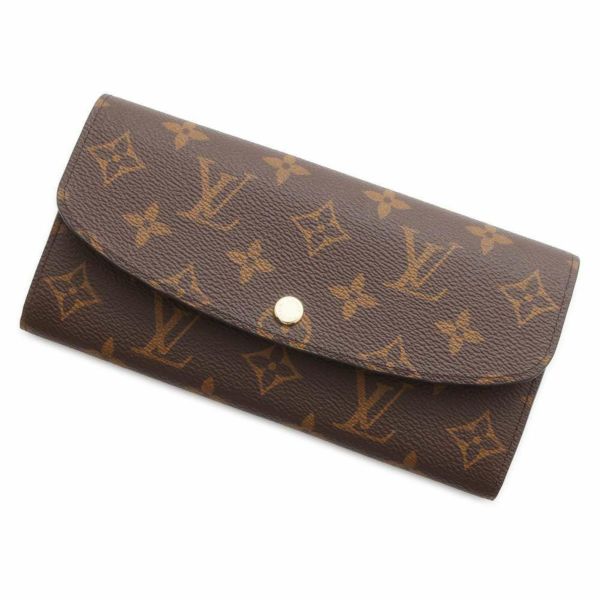 ルイヴィトン 長財布 モノグラム ポルトフォイユ・エミリー M60697 LOUIS VUITTON ヴィトン 財布