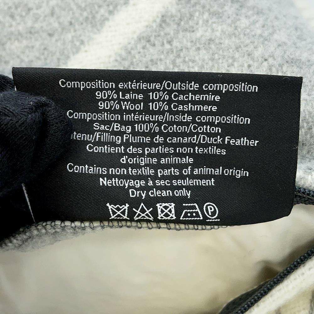 シャネル クッション サークルロゴ ダブルフェイス ココマーク ウール カシミヤ CHANEL インテリア 白