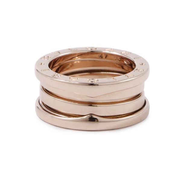 ブルガリ リング ビーゼロワン B-zero1 2バンド K18PGピンクゴールド リングサイズ47 BVLGARI 指輪 ジュエリー