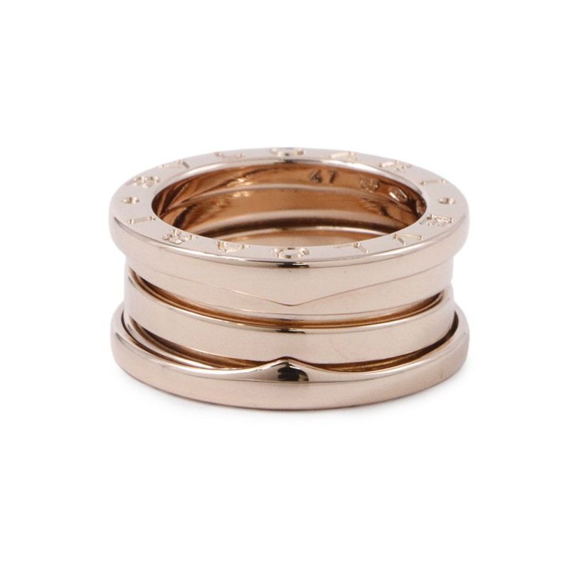 ブルガリ リング ビーゼロワン B-zero1 2バンド K18PGピンクゴールド リングサイズ47 BVLGARI 指輪 ジュエリー