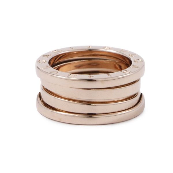 ブルガリ リング ビーゼロワン B-zero1 2バンド K18PGピンクゴールド リングサイズ47 BVLGARI 指輪 ジュエリー