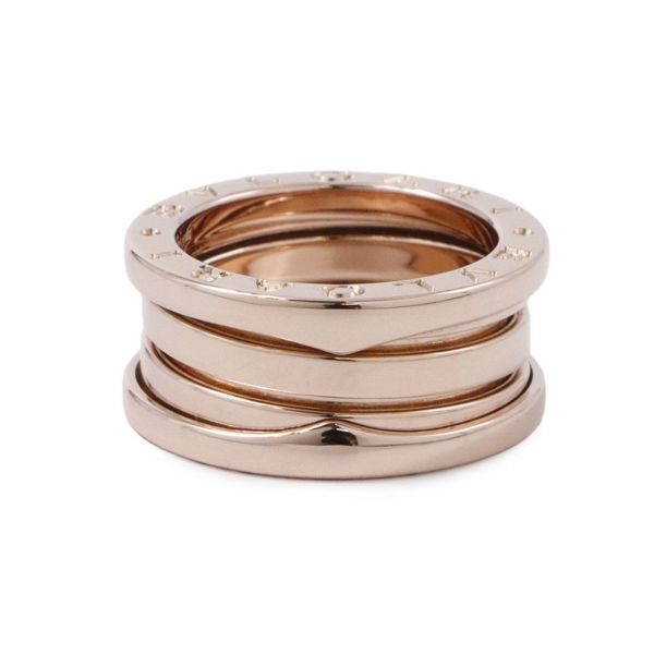 ブルガリ リング ビーゼロワン B-zero1 2バンド K18PGピンクゴールド リングサイズ47 BVLGARI 指輪 ジュエリー