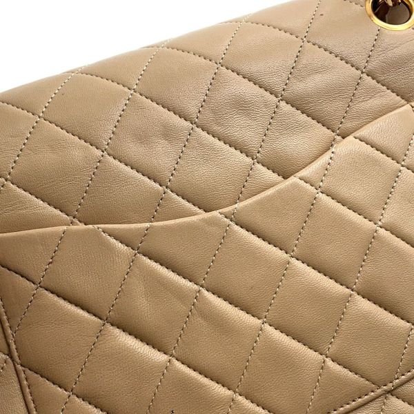 シャネル チェーンショルダーバッグ マトラッセ25 ココマーク ラムスキン ダブルチェーン A01112 CHANEL