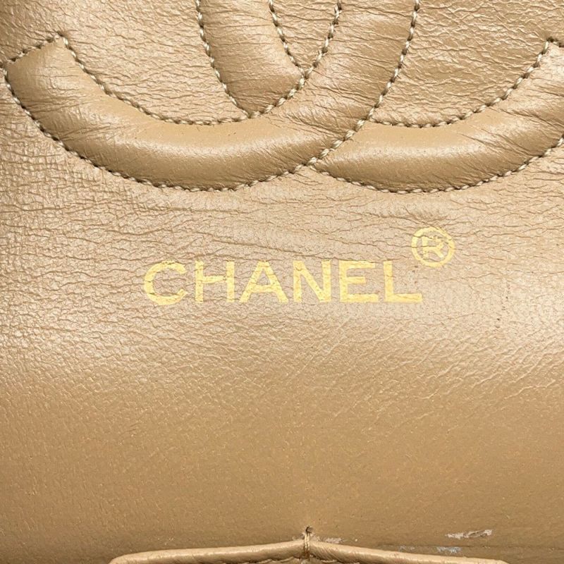 シャネル チェーンショルダーバッグ マトラッセ25 ココマーク ラムスキン ダブルチェーン A01112 CHANEL