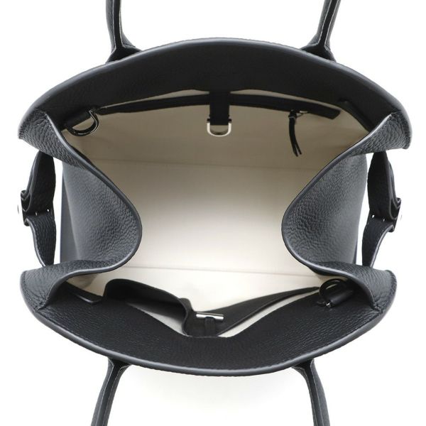 ザ ロウ ハンドバッグ ソフトマルゴー12 レザー W1586 THE ROW バッグ 2wayショルダーバッグ 黒