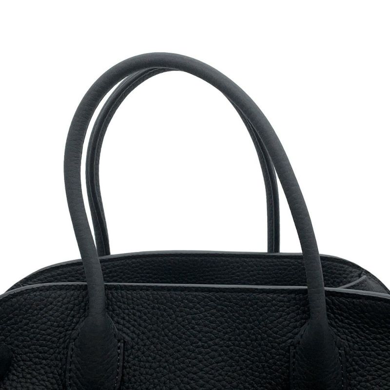 ザ ロウ ハンドバッグ ソフトマルゴー12 レザー W1586 THE ROW バッグ 2wayショルダーバッグ 黒