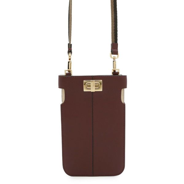 フェンディ フォンホルダー ピーカフォン レザー 8M0442 FENDI スマホケース