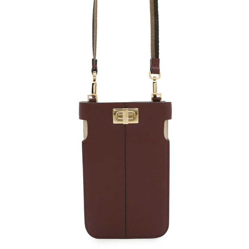 フェンディ フォンホルダー ピーカフォン レザー 8M0442 FENDI スマホケース