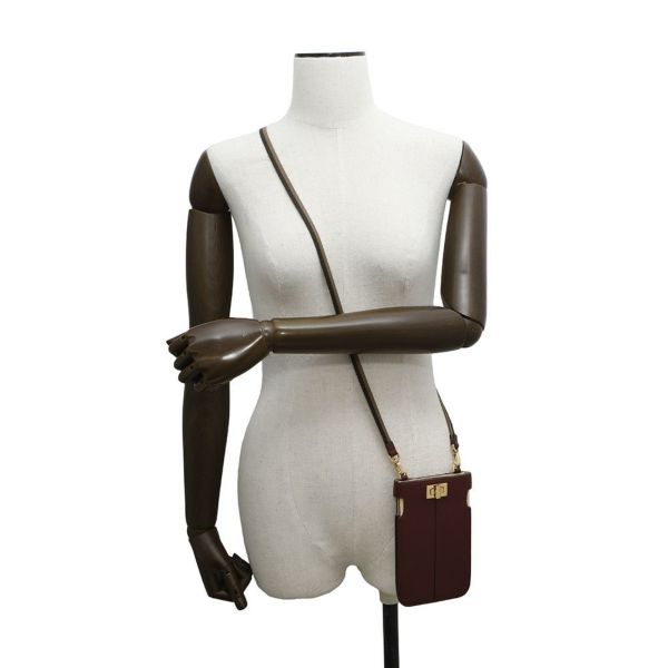 フェンディ フォンホルダー ピーカフォン レザー 8M0442 FENDI スマホケース