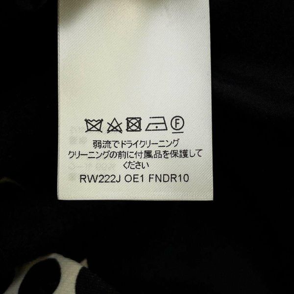 ルイヴィトン ワンピース LVポルカドットプリント ウール シルク レディースサイズ38 1A9Z0O ドレス