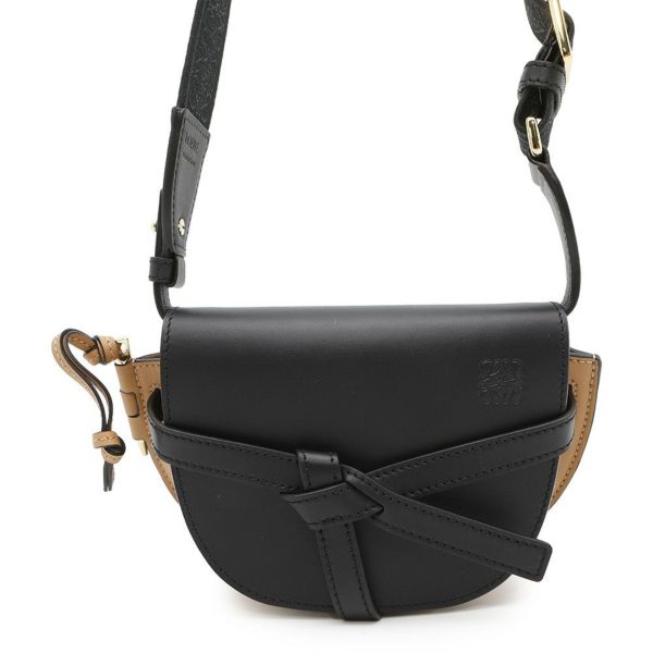 ロエベ ショルダーバッグ ゲート デュアル ミニ A650N46X25 LOEWE バッグ 黒