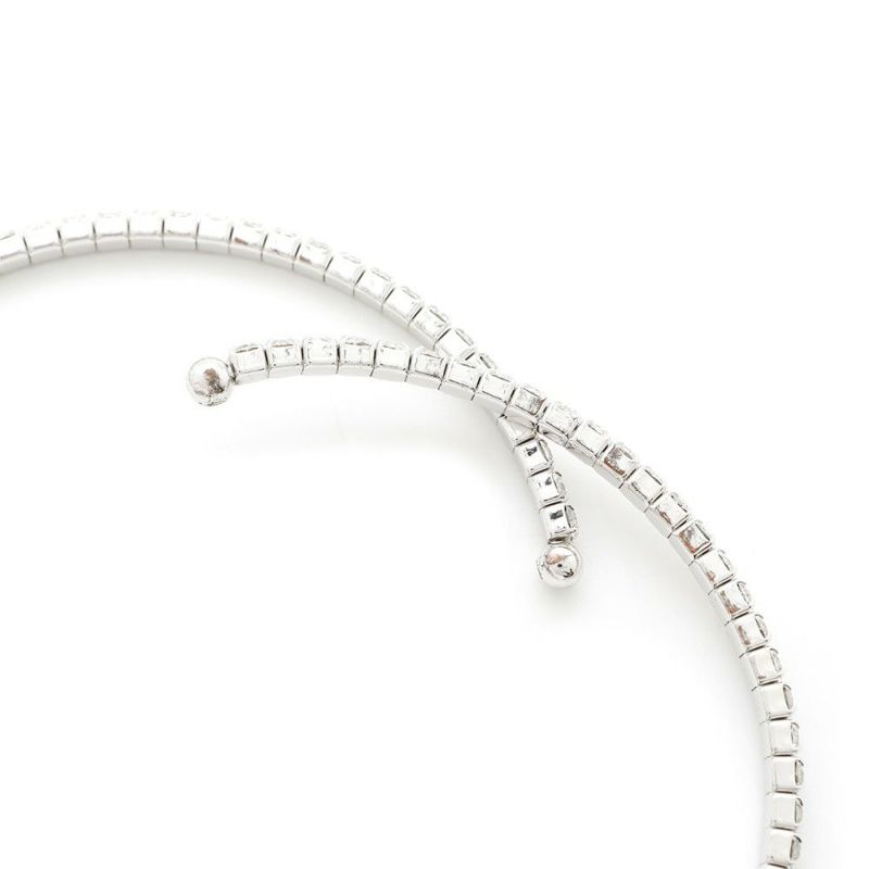 ミュウミュウ ネックレス クリスタル 5JC871 Miu Miu アクセサリー チョーカー