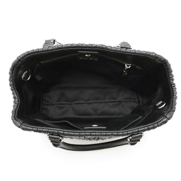ミュウミュウ ハンドバッグ ナッパクリスタル 5BA251 Miu Miu 2wayショルダーバッグ 黒