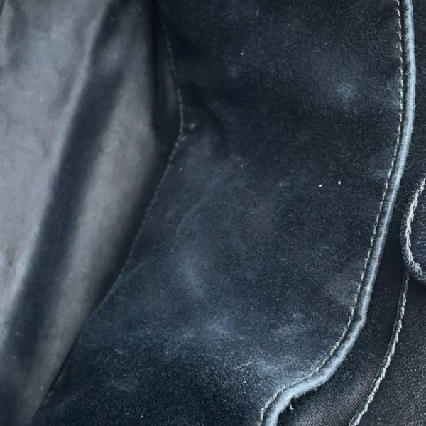 ミュウミュウ ハンドバッグ ナッパクリスタル 5BA251 Miu Miu 2wayショルダーバッグ 黒