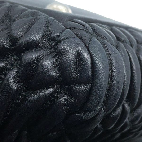 ミュウミュウ ハンドバッグ ナッパクリスタル 5BA251 Miu Miu 2wayショルダーバッグ 黒