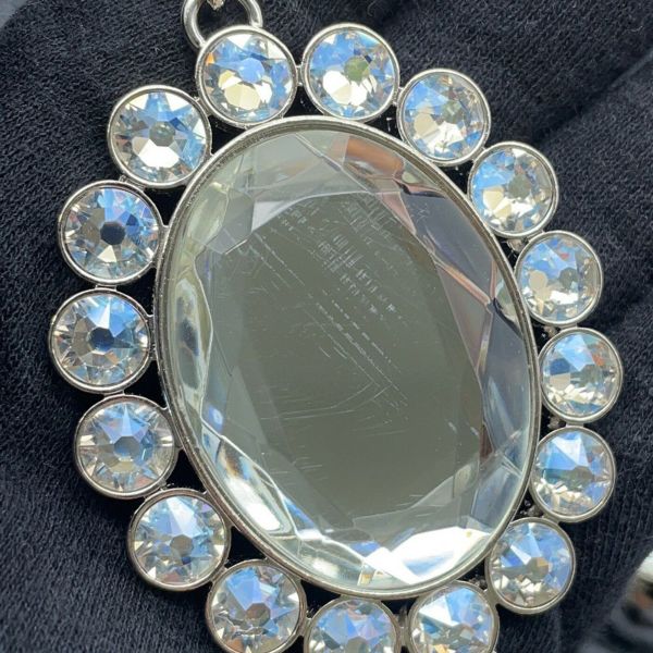 ミュウミュウ ハンドバッグ ナッパクリスタル 5BA251 Miu Miu 2wayショルダーバッグ 黒